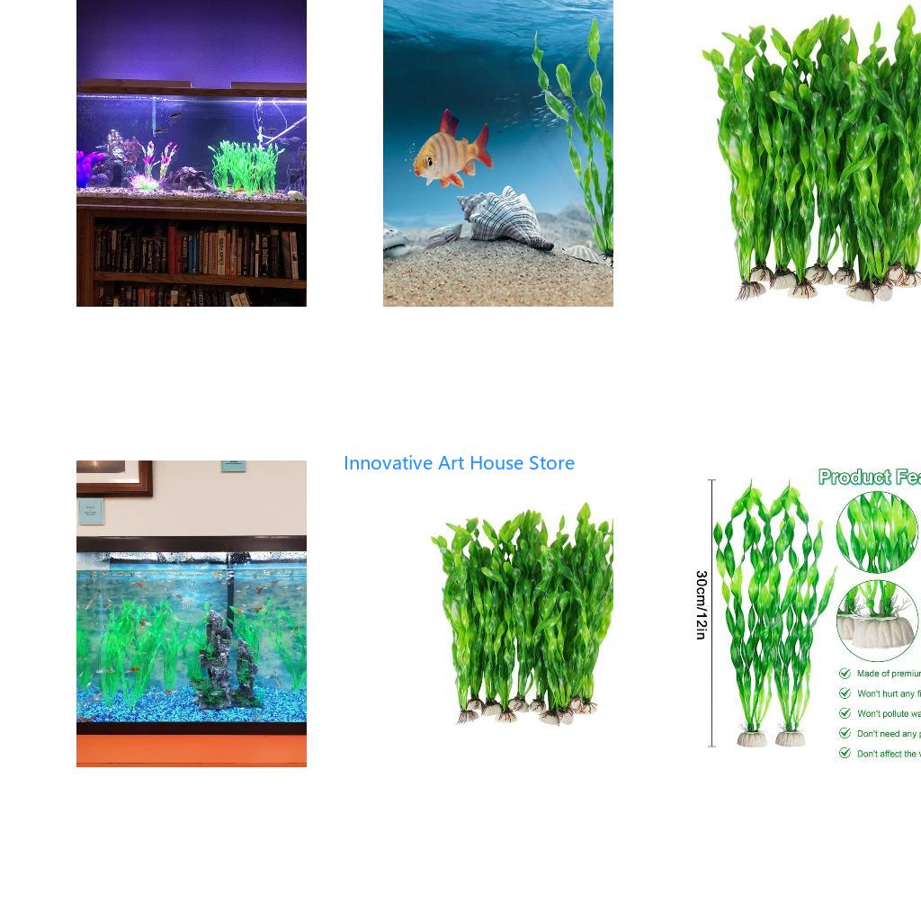 Aquarium Fish Hiding Spot - E1PC 수생 식물은 탱크 수족관 장식을