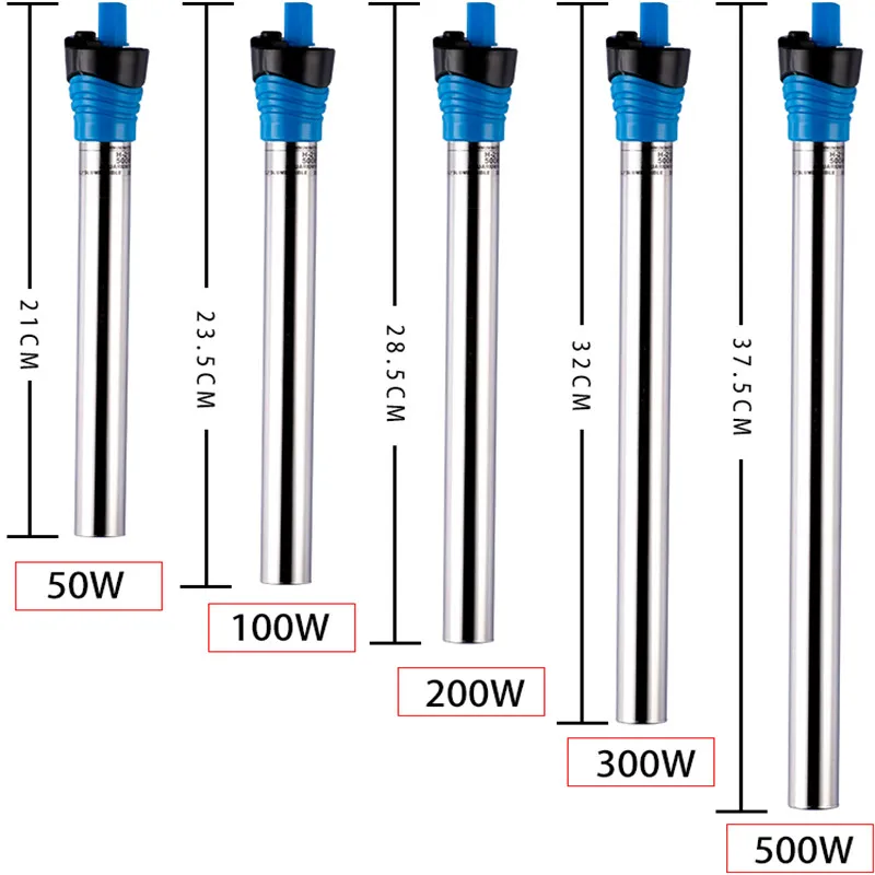 Aquarium Fish Cold Water - 50W/100W/200W/300W/500W 잠수정 수족관 히터 물고기 탱크