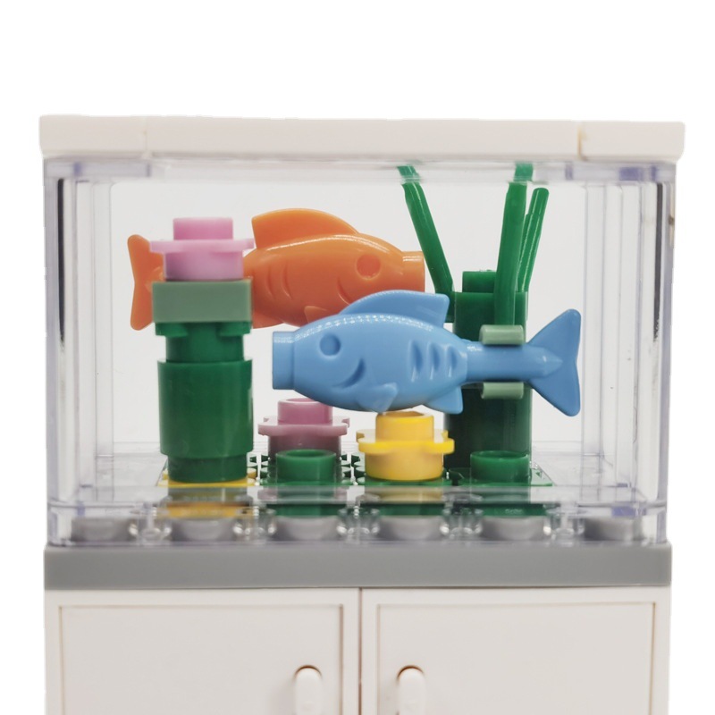 도시 친구 물고기 탱크 빌딩 블록 MOC 조립 장난감  - Aquarium Fish Lego 리뷰 및 가격