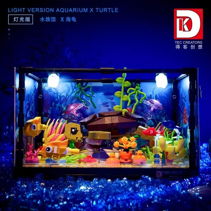 3단 수중 세계 아쿠아리움 퍼즐 블록 세트 산호초 어항 - Aquarium Fish Lego 리뷰 및 가격