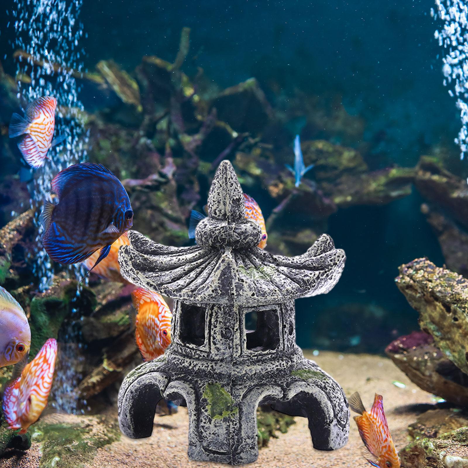 수족관 장식 수족관 액세서리 탱크 장식 돌 램프 애완  - Fish Toy In Aquarium 리뷰 및 가격