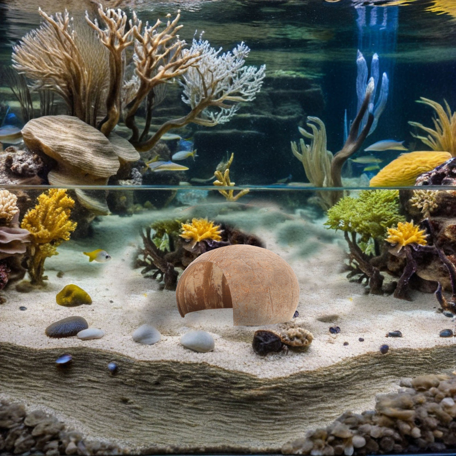 2개입 수족관 물고기 은신처 코코넛 껍질 쉼터 새우 거 - Aquarium Fish Hiding Spot 리뷰 및 가격