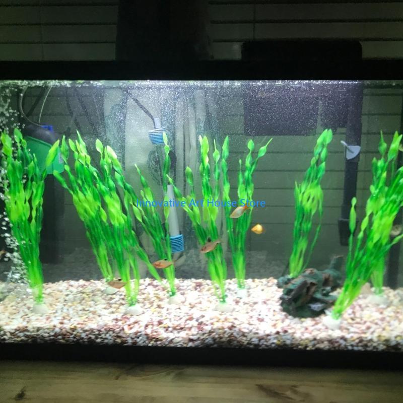 E1PC 수생 식물은 탱크 수족관 장식을 위한 물고기를 - Aquarium Fish Hiding Spot 리뷰 및 가격