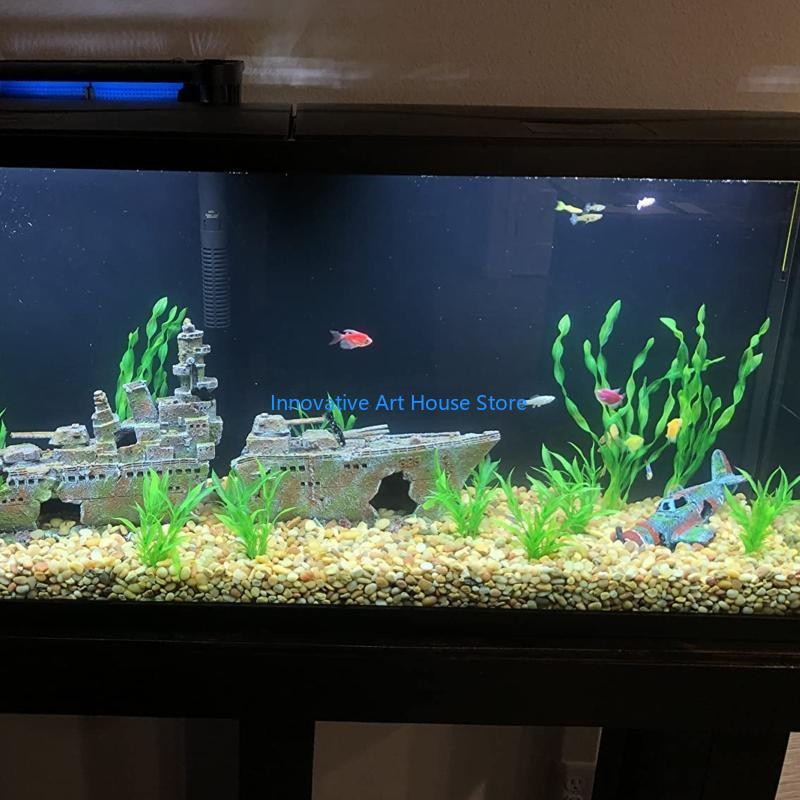 E1PC 수생 식물은 탱크 수족관 장식을 위한 물고기를 - Aquarium Fish Hiding Spot 리뷰 및 가격