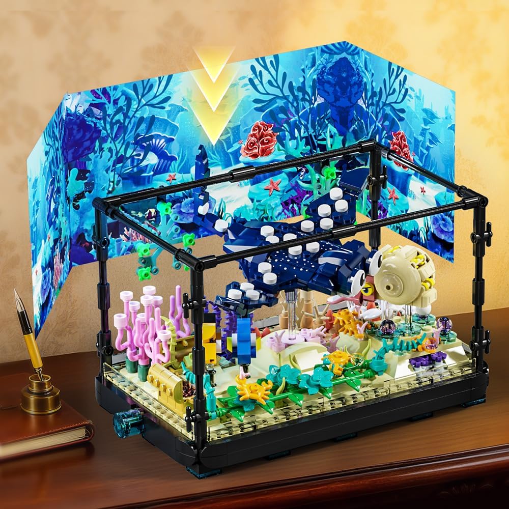 어항 조립 세트 - 해양 수족관 장난감, 크리스마스,  - Aquarium Fish Lego 리뷰 및 가격