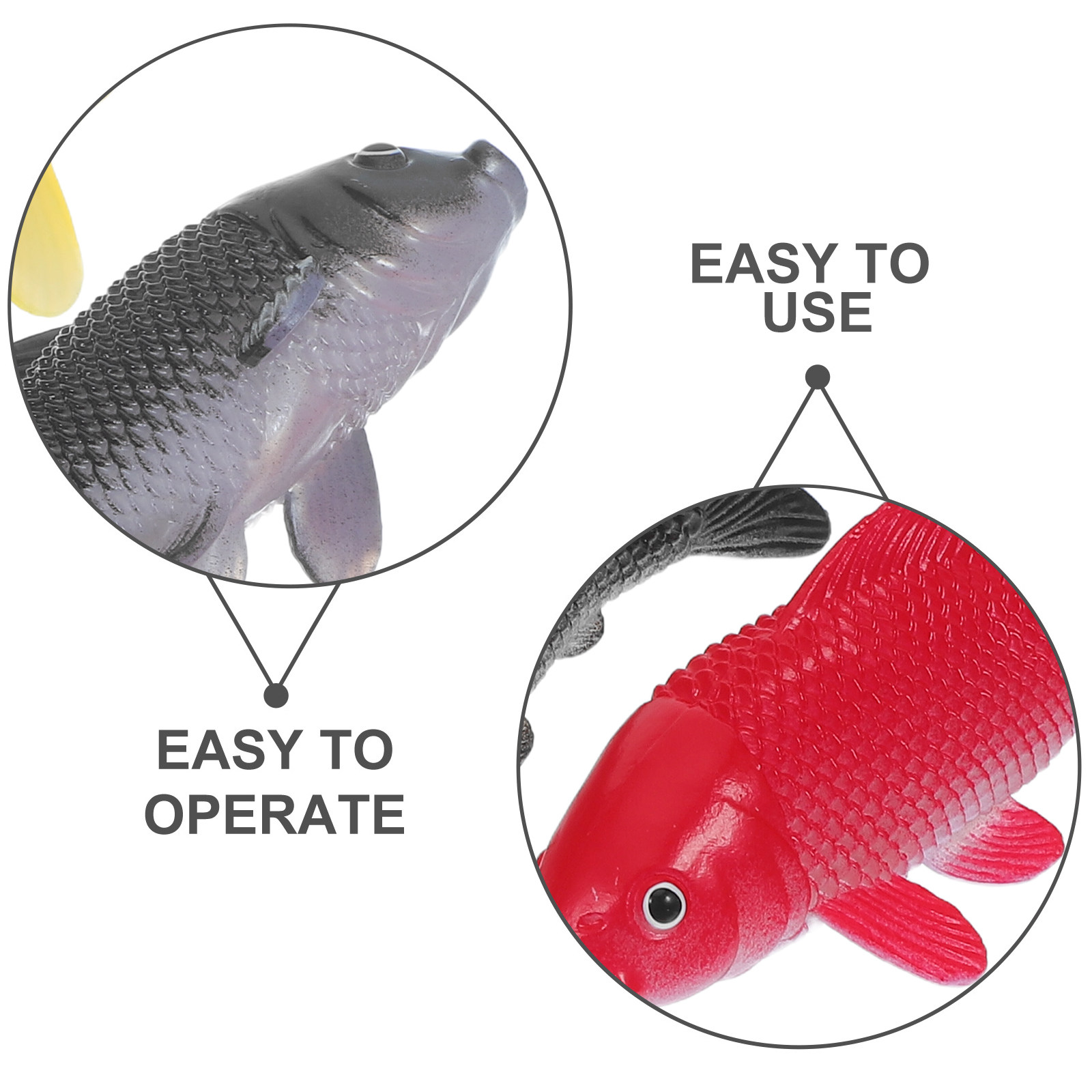 3pcs 물고기 공예 장난감 현실적인 플라스틱 물고기  - Fish Toy In Aquarium 리뷰 및 가격