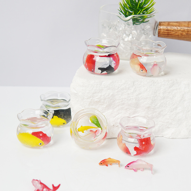 모형 플라스틱 투명 미니 레이스 화병 모형 장난감 집  - Fish Toy In Aquarium 리뷰 및 가격