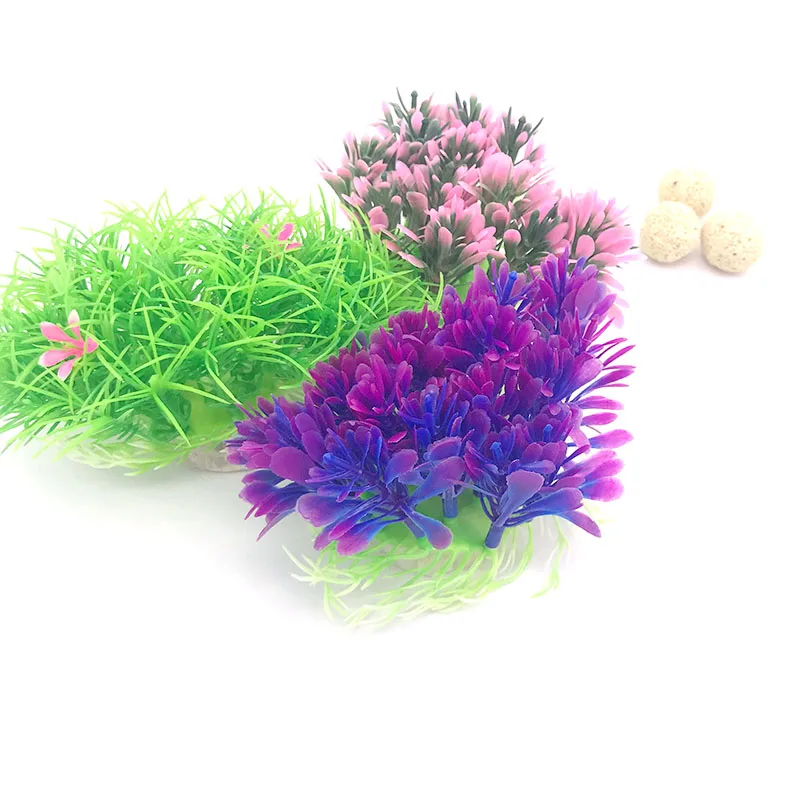 인공 넓은 짧은 어항 수족관 플라스틱 식물 시뮬레이션  - Aquarium Fish Beautiful 리뷰 및 가격