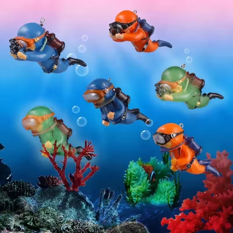 어항 장식품, 수족관 선물용 인기 있는 떠다니는 파란색 - Aquarium Fish Popular 리뷰 및 가격